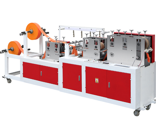 无纺布方向盘套锅盖套制造机