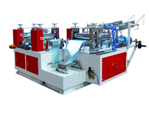 全自动扁橡皮筋塑料鞋套制造机