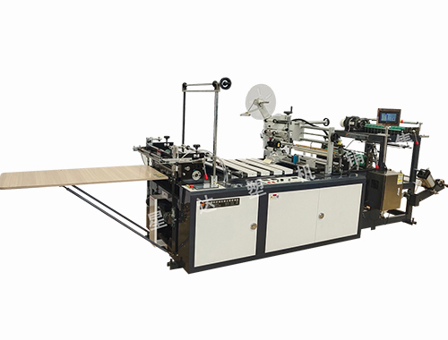 无拉伸带贴标制袋机